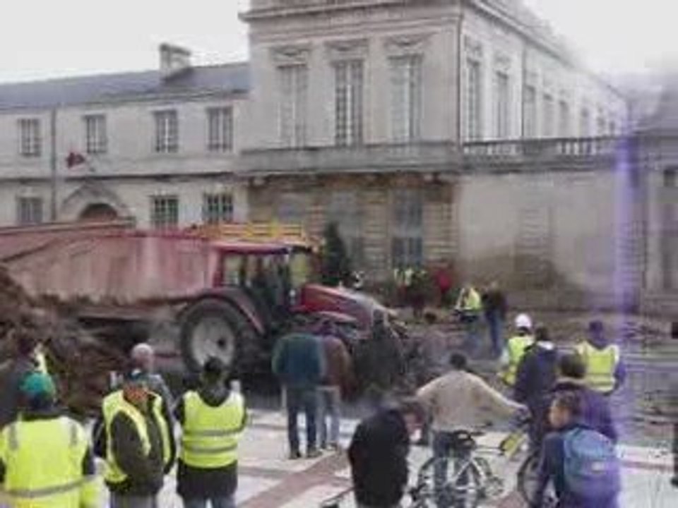 Manifestation des agriculteurs le16 10 09 à Chalons