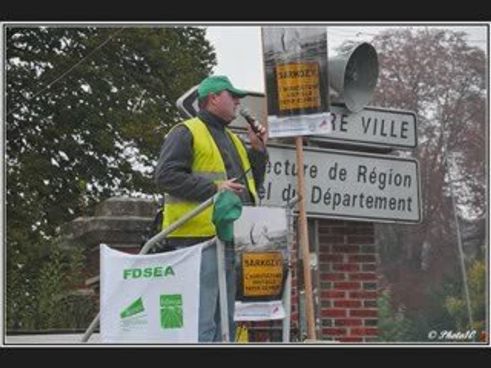 Manifestation des agriculteurs à Châlons en Champagne