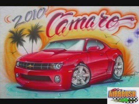 Airbrushing 2010 (ss camaro) T-Shirts