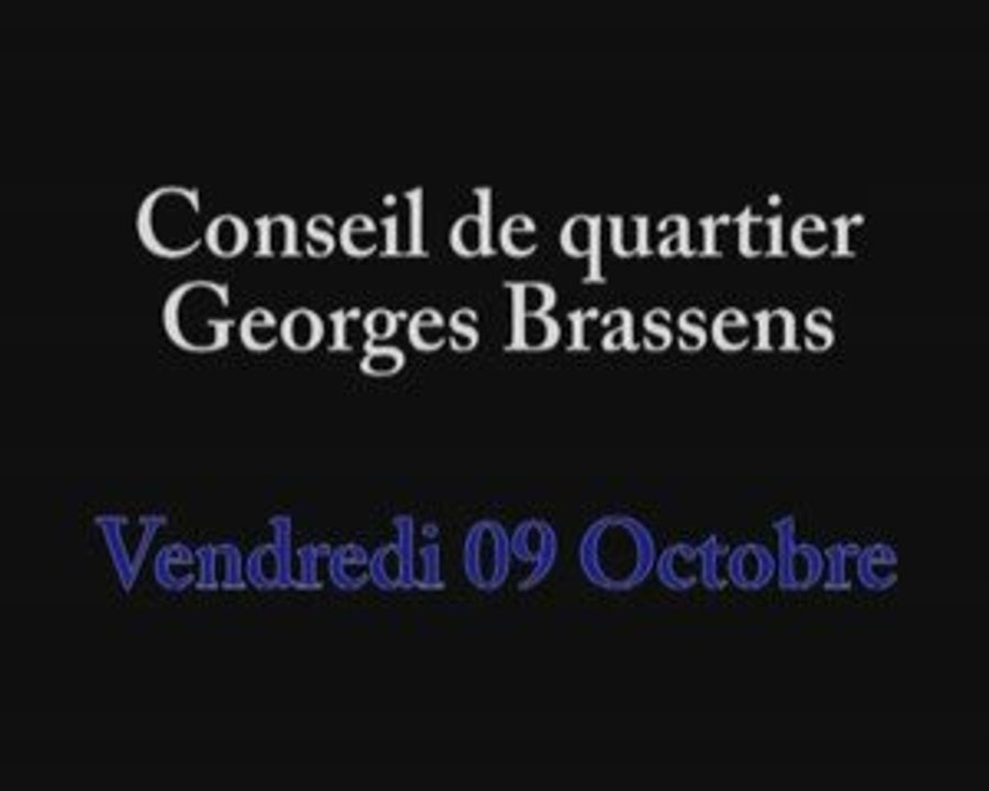 CQ Georges Brassens 09/10/09