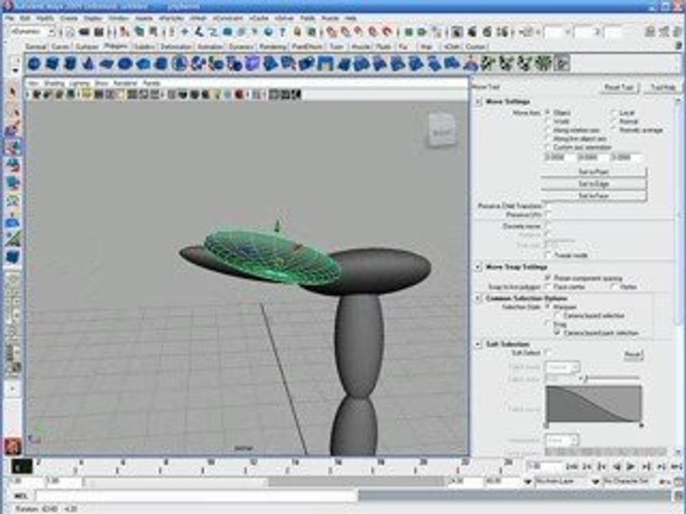 Maya Objekte bewegen Übung