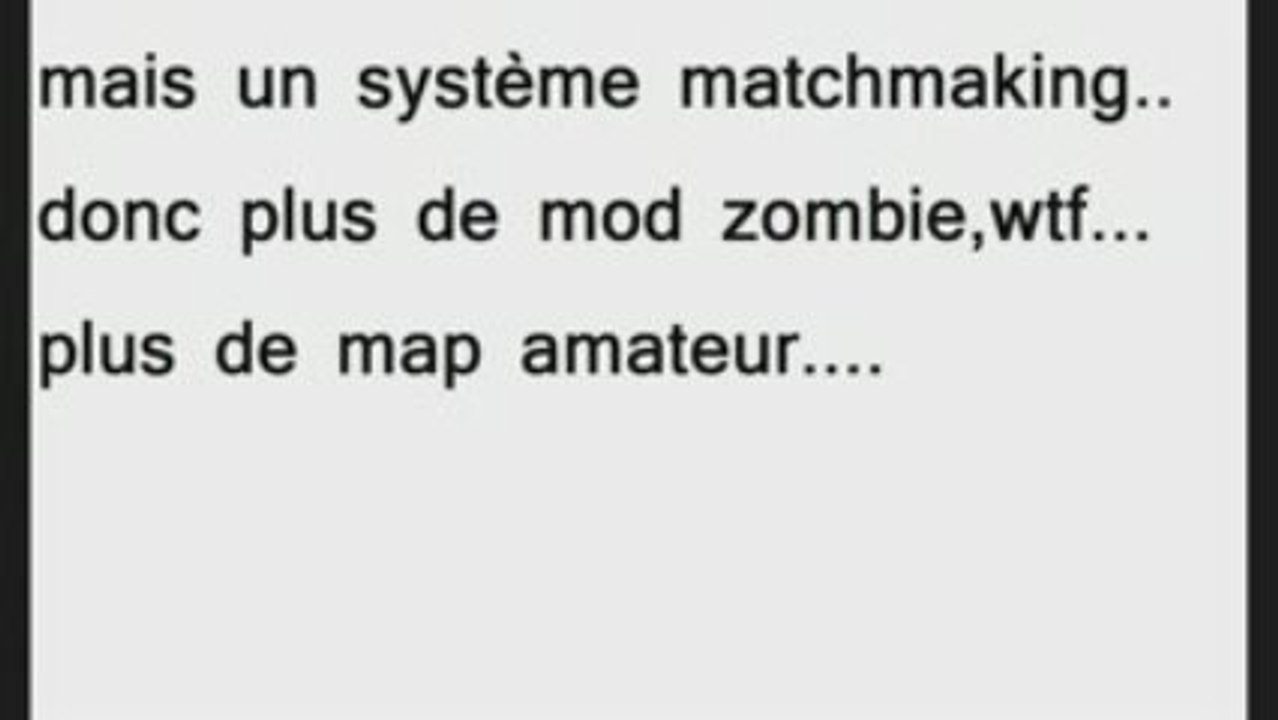 plus de serveur dédié sur cod 6 mais matchmaking...