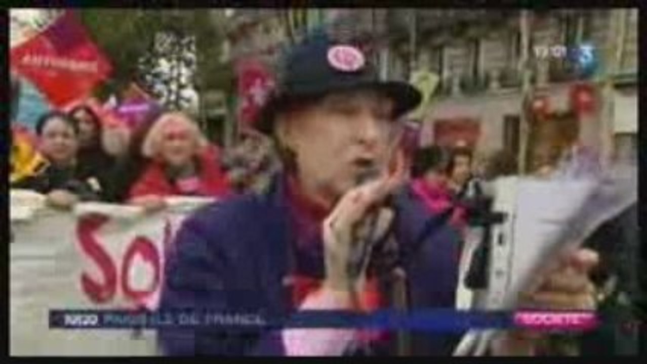 France 3 IDF - Manifestation pour les droits des femmes
