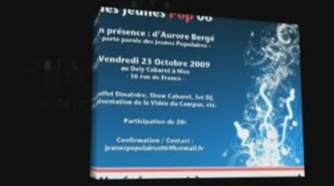 Teaser de la soirée de rentrée des Jeunes Pop 06