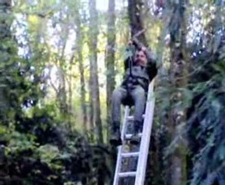 tyrolienne baulon 18/10/09