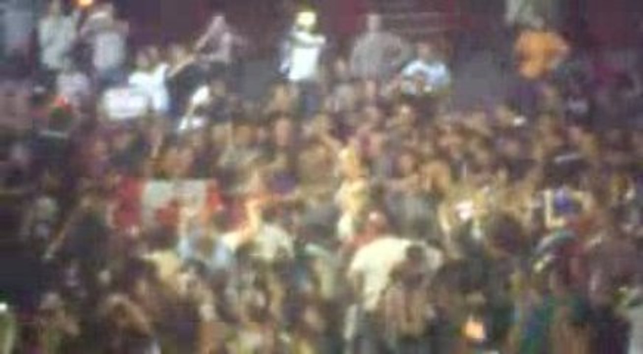 JERICHO ET BIG SHOW entrance Paris Bercy