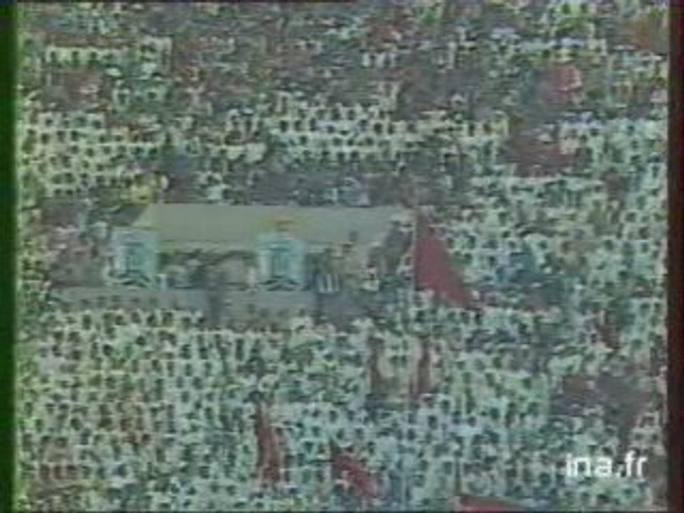 Voyage du Pape JEAN PAUL II au Maroc