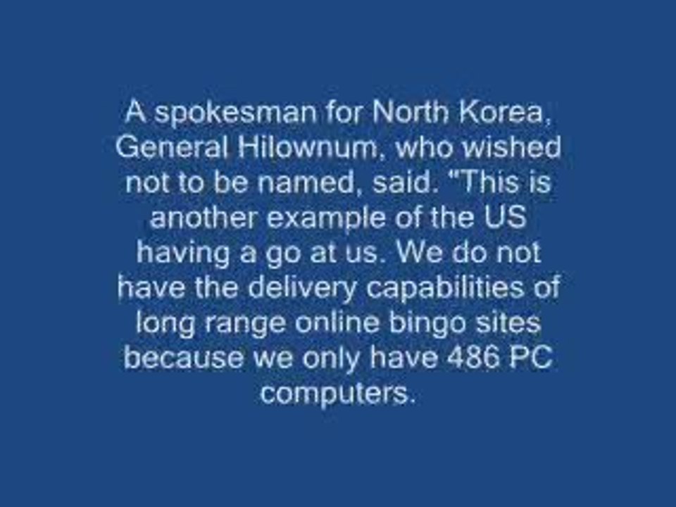 N. Korea launch online bingo at USA bingo players