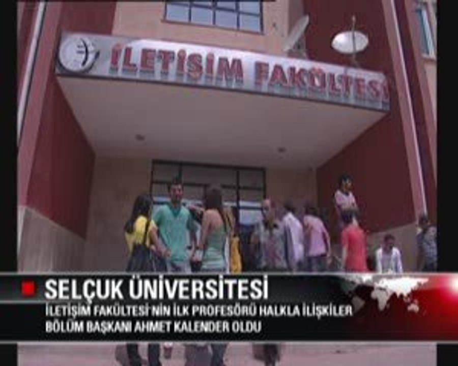 Selçuk İletişim'in İlk Profesörü / bizimavi.com