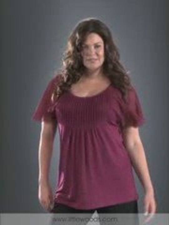 So Fabulous - PINTUCK JERSEY TOP