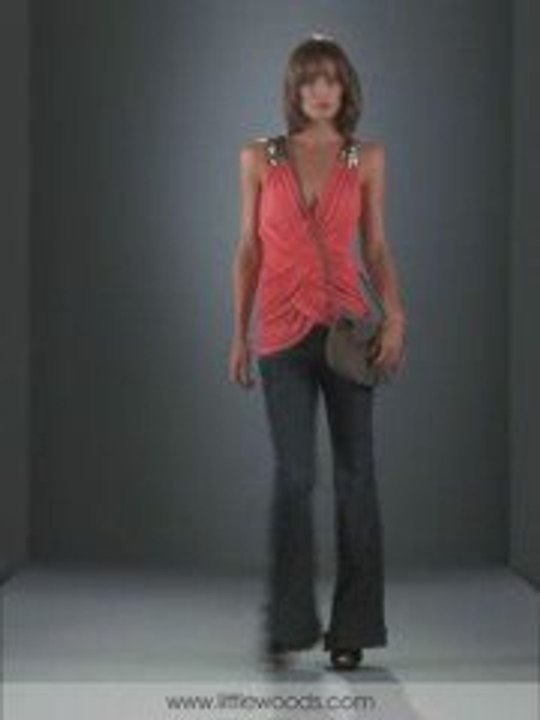 Love Label - SHOULDER BEADED TOP