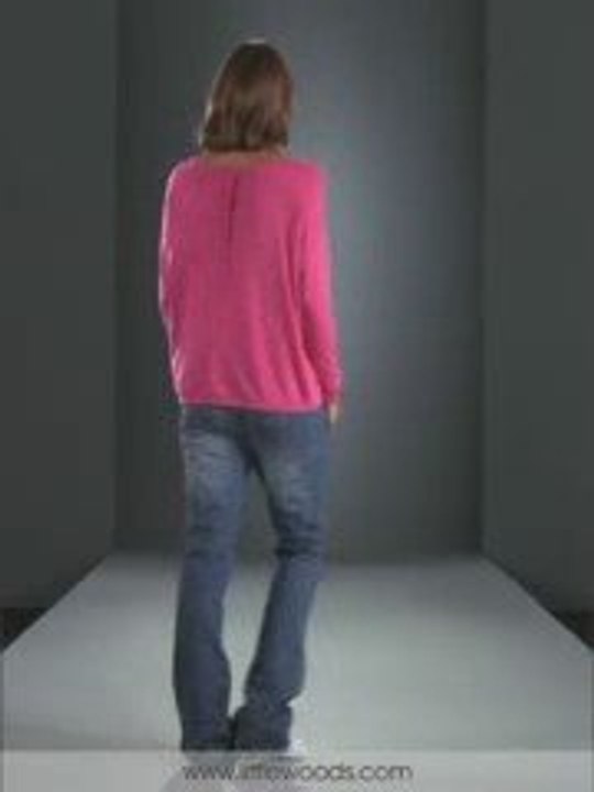 Love Label - BUTTON BACK SQUARE KNIT