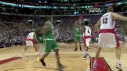 NBA Celtics show good ball movement on the offensive end.