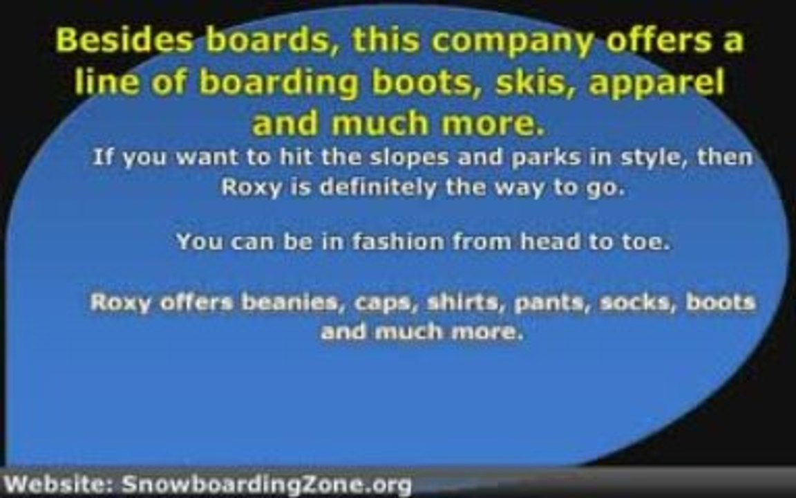 Roxy Snowboards