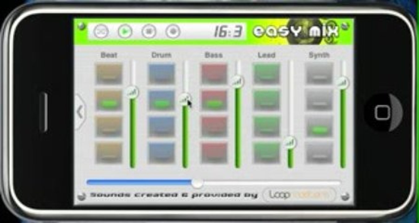 EasyMix dj mix iPhone / iPod touch - techno