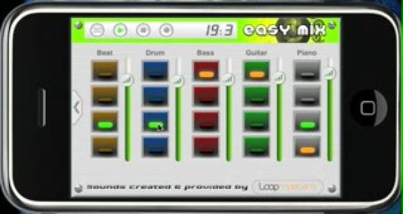 EasyMix dj mix iPhone / iPod touch - disco