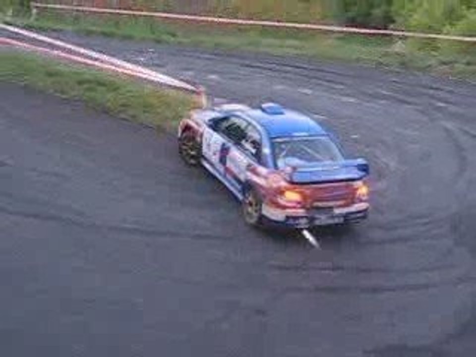 subaru impreza glisse ralye de la caillette 2009