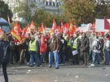 la CGT RENAULT DOUAI  à Paris le 22 octobre 2009