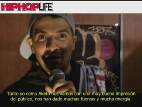 Tunisiano Aketo sniper concert à MADRID HipHopLife !!!