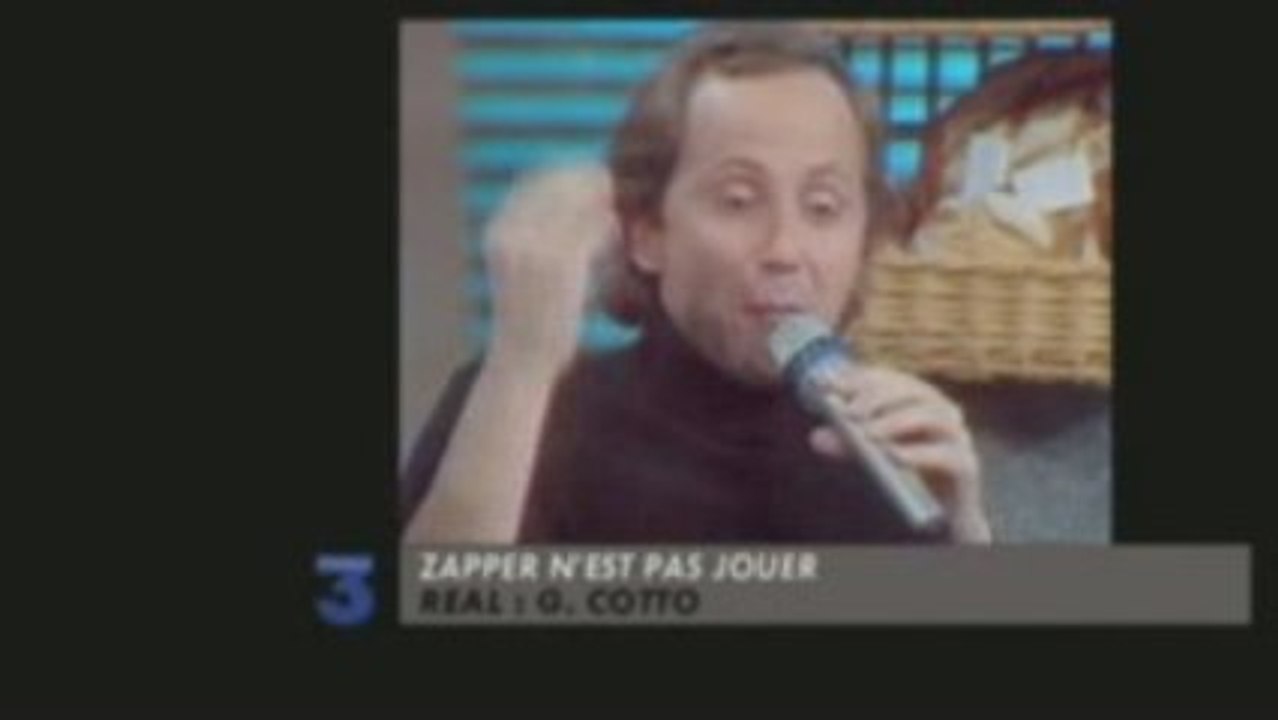 Fabrice Luchini dans "Zapper n'est pas jouer" (FR3)