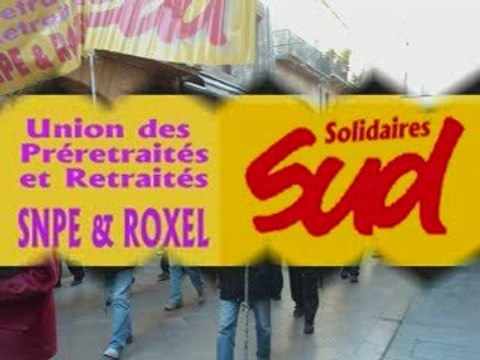 Reportage FR3 manif retraités octobre09 Bx