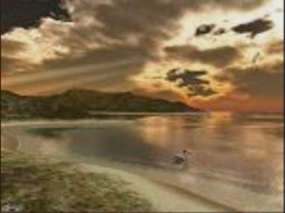 Paysages de rêve sur une musique douce hallelujah