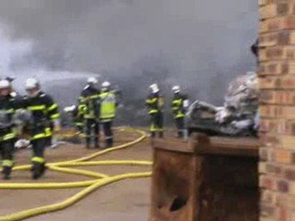 incendie Artois métaux St-Laurent