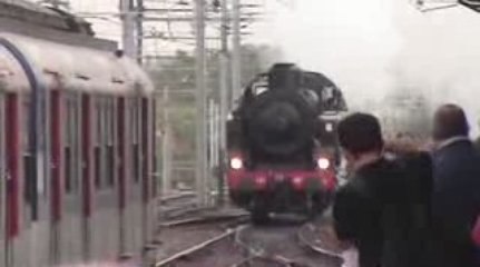 La 141 TB 407 arrivant du dépôt pour Boissy le 10-10-2009