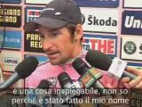 Intervista a Menchov e Scarponi 18^ tappa del Giro d'Italia