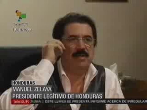 Zelaya considera diálogo trancado por trabas golpistas