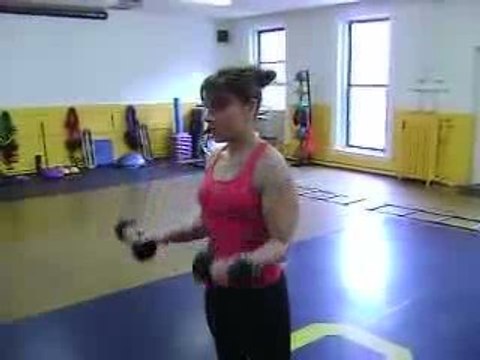 Ayakta Pazu için Dambıl Kaldırma Standing Dumbbell Curl