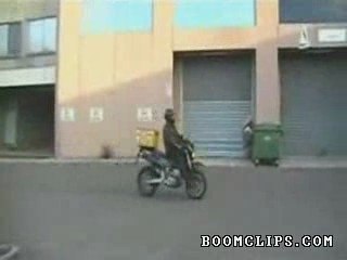 Régis avec une moto