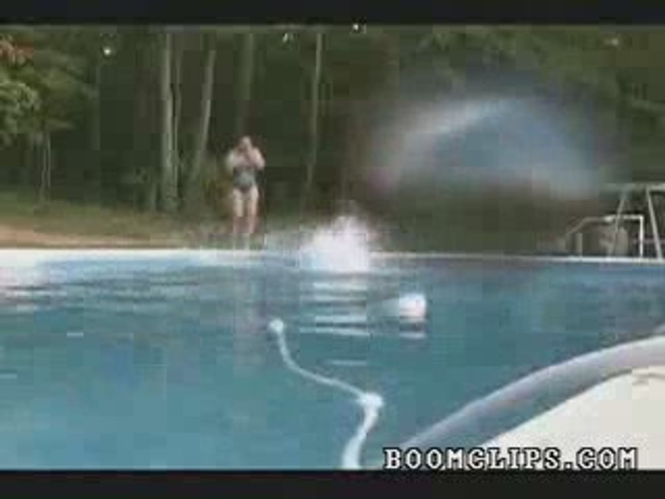 Régis à la piscine
