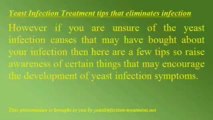 Yeast Infection Treatment|Treating Yeast Infection