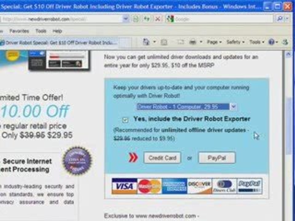 Driver Robot Registration Key
