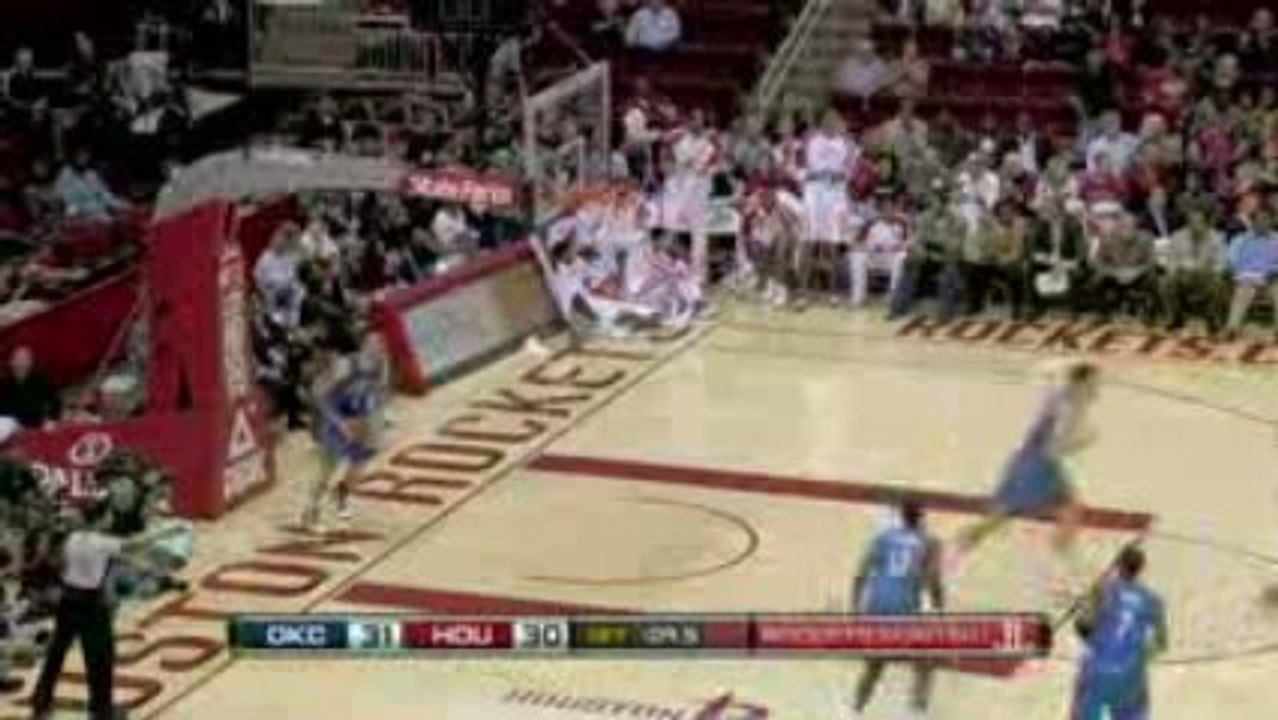 NBA Shane Battier calls glass as he beats the shot clock wit