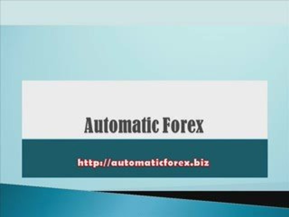 automatic forex