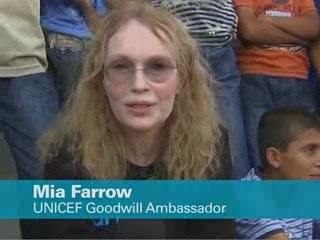 Mia Farrow and Mahmoud Kabil visit Gaza