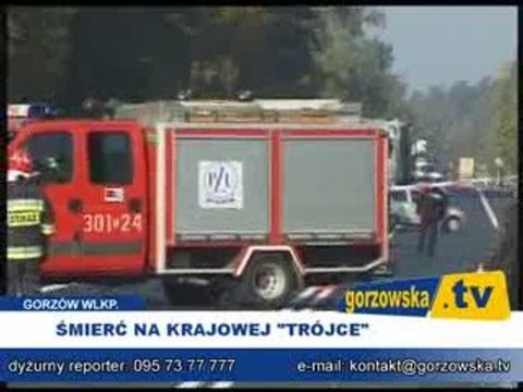 Wypadek na obwodnicy Gorzowa