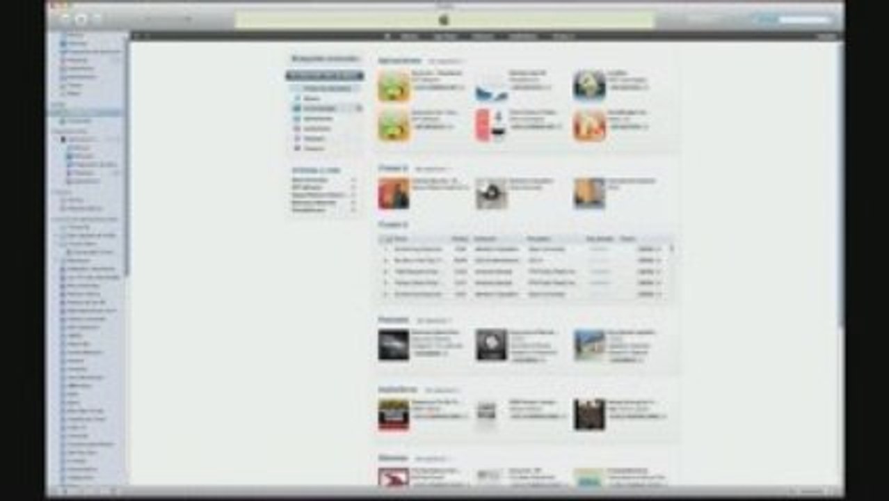 Búsquedas del nuevo iTunes Store