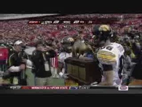 Iowa Hawkeyes vs Wisconsin Badgers 2009