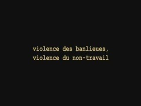 10.Violence des banlieues, violence du non-travail