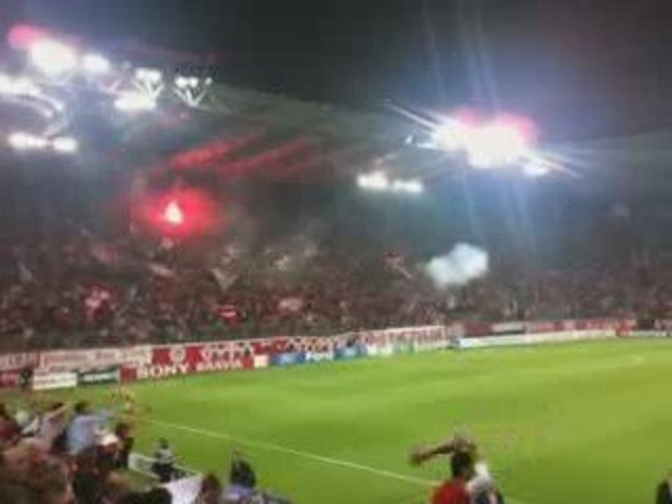 Ολυμπιακός-Σταντάρ Λιέγης 20/10/2009 - Πανηγυρισμοί