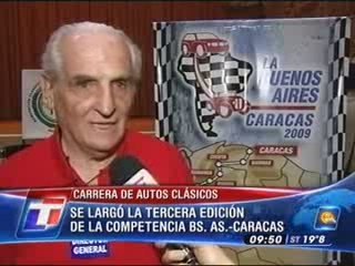 Carrera de Autos Clásicos Buenos Aires Caracas 2009