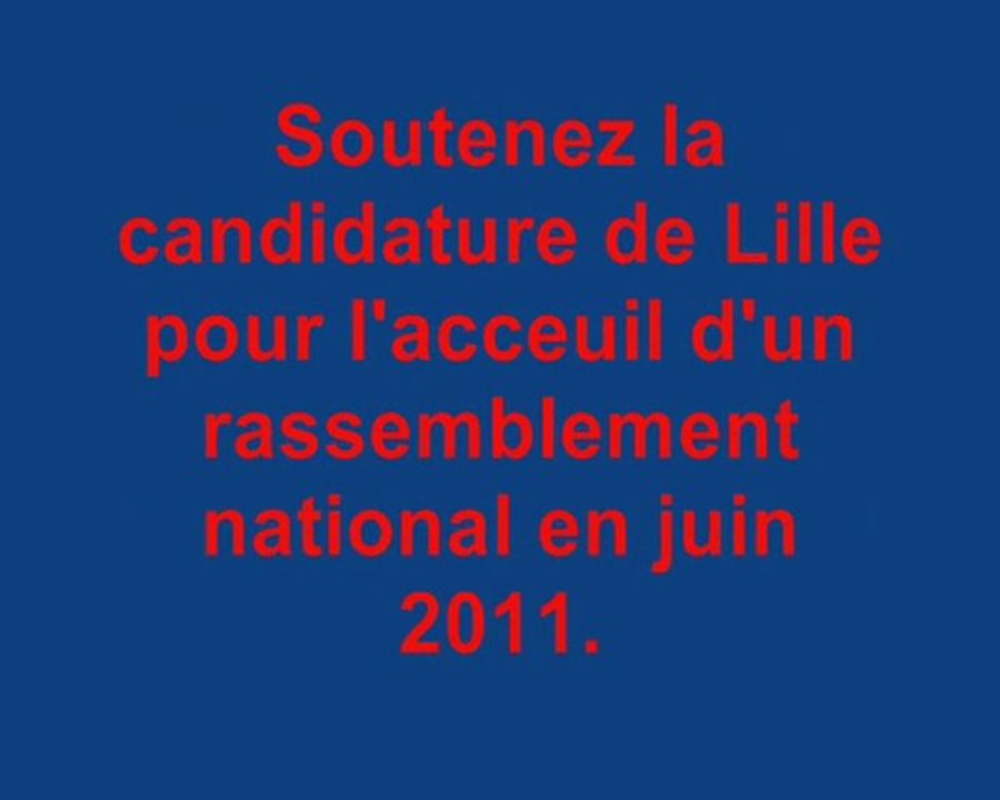 candidature de Lille pour le centenaire des EEDF