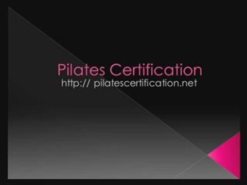 pilates certification