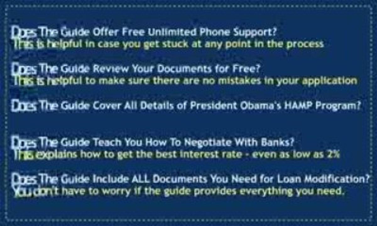 Which Loan Modification Guide Is Right For You?