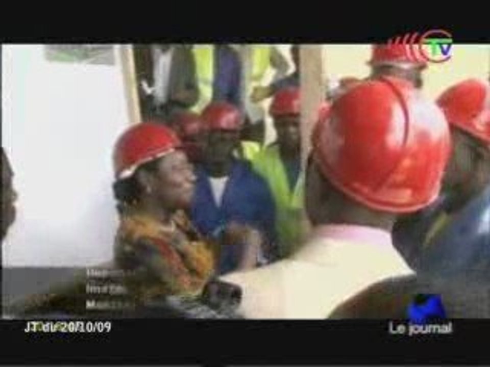 Emilienne Raoul visite les chantiers de son département