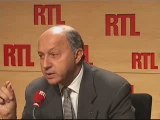 Laurent Fabius sur RTL : 