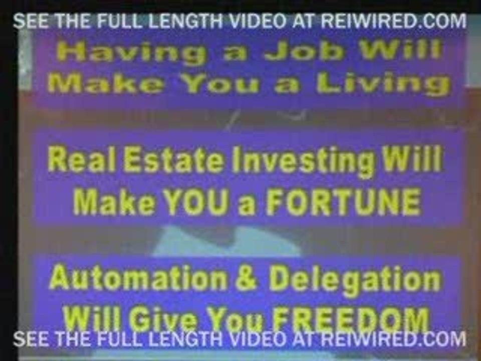 50 Minute Real Estate Riches System – Part 1 | REI Wired